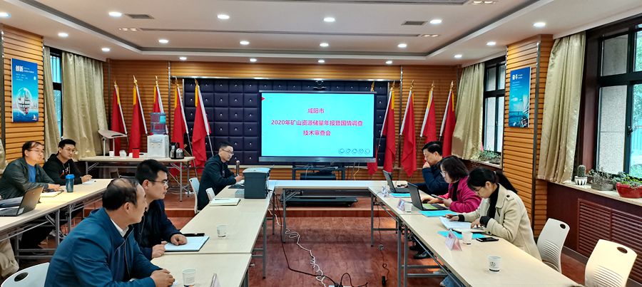 咸陽市北部煤礦2020年礦山資源儲量年報暨國情調(diào)查報告審查會在我公司召開